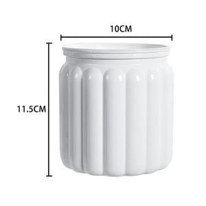 Planet Gates Navy Blue Succulent Hydroponic Plants Pot Self Watering Flowerpot Indoor Mini Planter Pots Tabletop Flower Pot Home Garden Bonsai Decor