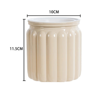 Planet Gates Navy Blue Succulent Hydroponic Plants Pot Self Watering Flowerpot Indoor Mini Planter Pots Tabletop Flower Pot Home Garden Bonsai Decor