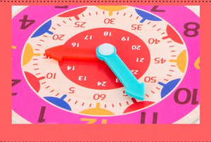 Planet Gates NB111C2 Kids Montessori Wooden Clock Toys Time Learning Teaching Aids Educational Toys For Children Primary School Clever Board Toy