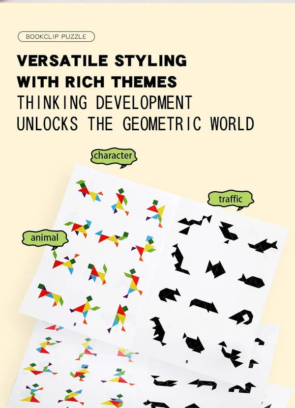 Planet Gates NB138C1 Hot Magnetic 3D Puzzle Geometric Shapes Tangram Jigsaw Board Kids Montessori Games Children Educational Wooden Toys