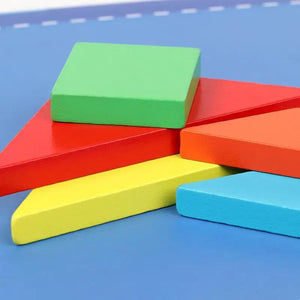 Planet Gates NB138C1 Magnetic 3D Puzzle Book Geometric Shapes Tangram Jigsaw Board Kids Montessori Games Baby Educational Wooden Toys Gifts For Kids