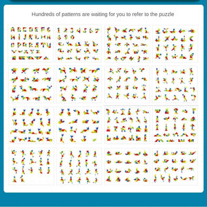 Planet Gates NB180C1 Wooden Tangram Jigsaw Puzzles Board Games Kids Montessori Educational Toys Children Kindergarten Geometric Shape Teaching Aids