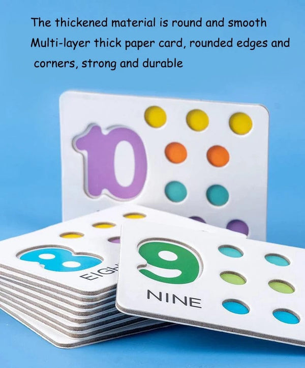 Planet Gates NB240C1 Clip Beads Wooden Toy Kids Sorting Bowl Toddler Learning Activities Fine Motor Skills Toy Preschool Early Educational Montessori