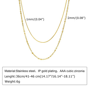 Planet Gates NC-1328G Gold Plated Lariat Necklace for Women, Double Laryered Long Chain Drop Pendant Choker Necklaces Fashion Gifts