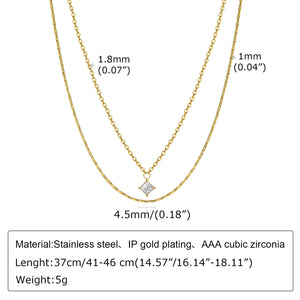 Planet Gates NC-1330G Gold Plated Lariat Necklace for Women, Double Laryered Long Chain Drop Pendant Choker Necklaces Fashion Gifts