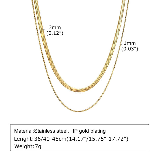 Planet Gates NC-1367G Gold Plated Lariat Necklace for Women, Double Laryered Long Chain Drop Pendant Choker Necklaces Fashion Gifts