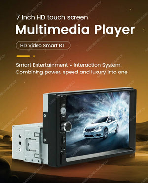 Planet Gates ND2-CAM Navifly ND2 Universal 1Din Car Radio Stereo 7inch HD Touch Screen Multimedia Player BT Autoaudio FM Receiver Mirror Link Monitor