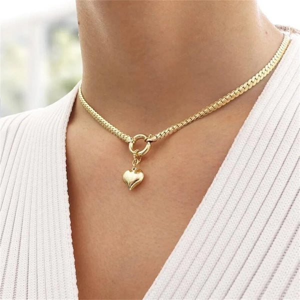 Planet Gates NE-0053-33 Vintage Silver-plate Geometric Exaggerated Artificial Pearl Chain Necklace For Women Female Fashion Boho Y2K Girl Jewelry Gift