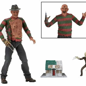 Planet Gates NECA Freddy Krueger Action Figure Collectible Model Toy Halloween Horror Christmas Gifts
