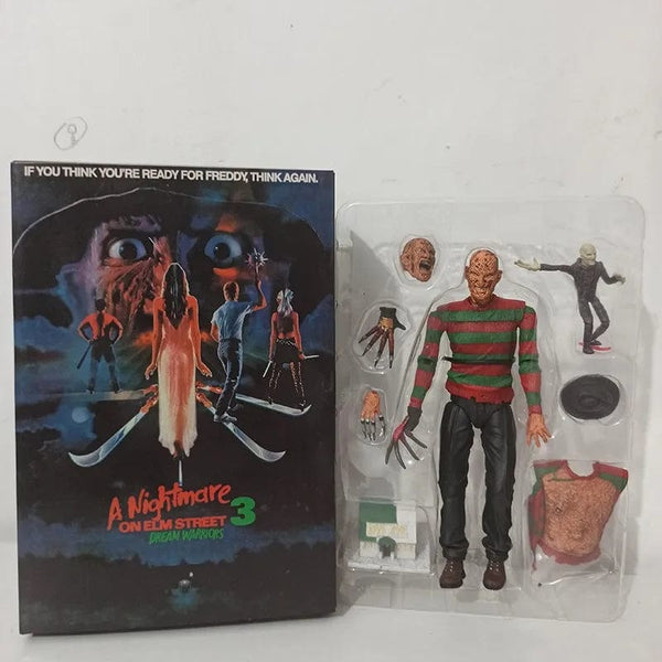 Planet Gates NECA Freddy Krueger Action Figure Collectible Model Toy Halloween Horror Christmas Gifts