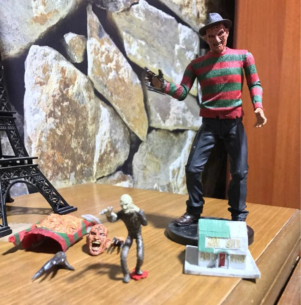 Planet Gates NECA Freddy Krueger Action Figure Collectible Model Toy Halloween Horror Christmas Gifts