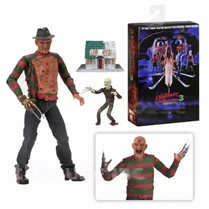 Planet Gates NECA Freddy Krueger Action Figure Collectible Model Toy Halloween Horror Christmas Gifts