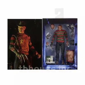 Planet Gates NECA Freddy Krueger Action Figure Collectible Model Toy Halloween Horror Christmas Gifts