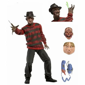 Planet Gates NECA Freddy Krueger Action Figure Collectible Model Toy Halloween Horror Christmas Gifts