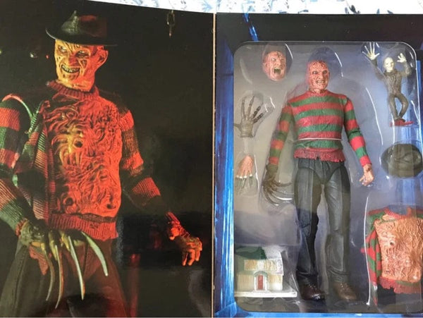Planet Gates NECA Freddy Krueger Action Figure Collectible Model Toy Halloween Horror Christmas Gifts