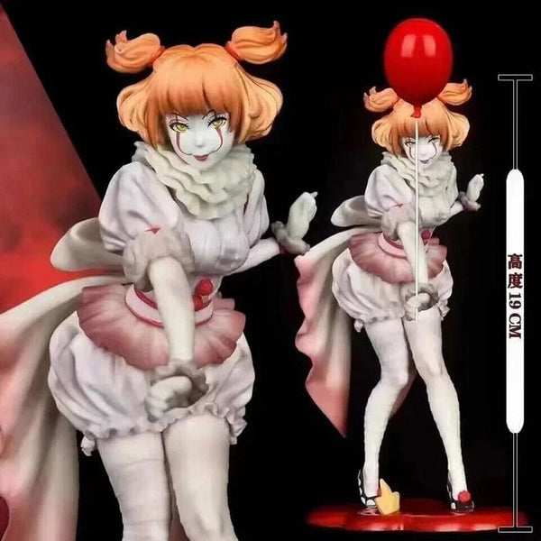 Planet Gates NECA Pennywise Joker Action Figure Toy Doll Horror Halloween Christmas Gift 18cm Bookshelf Ornament
