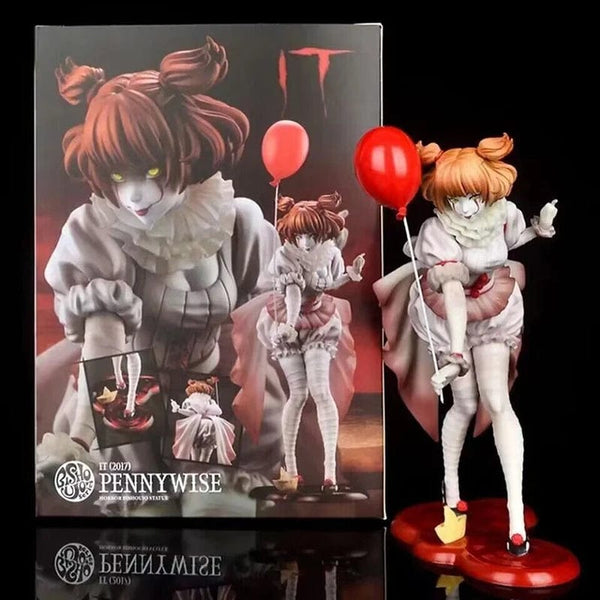 Planet Gates NECA Pennywise Joker Action Figure Toy Doll Horror Halloween Christmas Gift 18cm Bookshelf Ornament