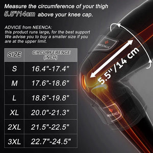 Planet Gates NEENCA Knee Brace for Knee Pain Knee Support with Side Stabilizers Men&Women Arthritis Meniscus Tear ACL PCL Runner Sports
