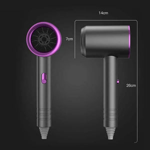 Planet Gates Negative Ion Hair Care Hair Dryer Professional Blue Light Collagen Electric Hair Brush Turbocharged Quick Drying Low Noise Dryer