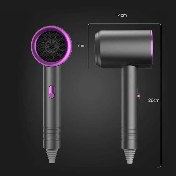Planet Gates Negative Ion Hair Care Hair Dryer Professional Blue Light Collagen Electric Hair Brush Turbocharged Quick Drying Low Noise Dryer