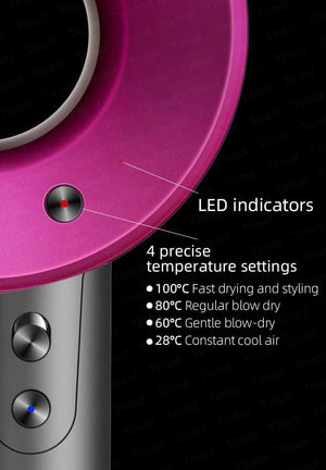 Planet Gates Negative Ionic Hair Dryer Professinal Leafless Hair Care Constant Temperature Anion Electric Dryer Home Appliances Blow Dryer