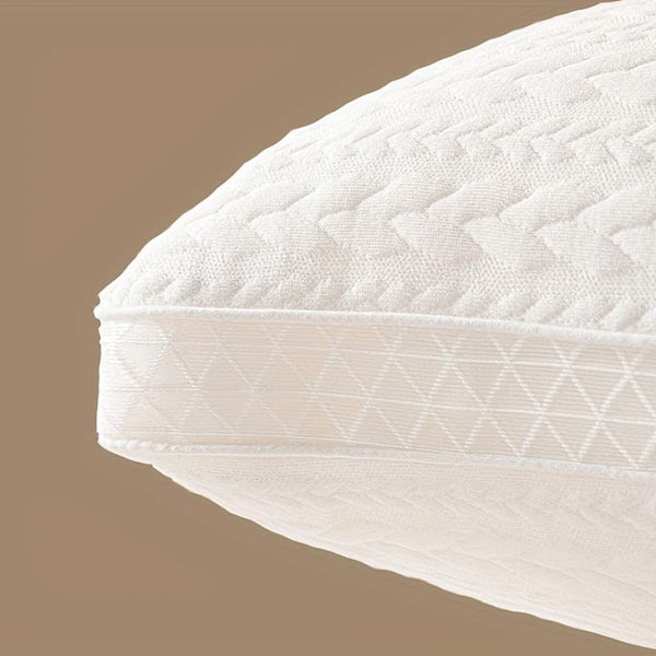 Planet Gates Net Edge White / 1pc 1pc Comfortable And Supportive Bed Pillow With Net Edge And Wheat Ear Grid Design For Neck And Shoulder Support - Perfect For Guest Rooms And Home Decor