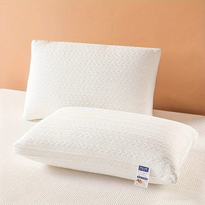 Planet Gates Net Edge White / 1pc 1pc Comfortable And Supportive Bed Pillow With Net Edge And Wheat Ear Grid Design For Neck And Shoulder Support - Perfect For Guest Rooms And Home Decor