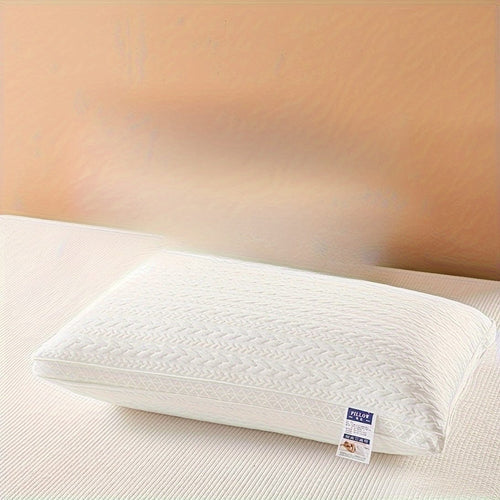 Planet Gates Net Edge White / 1pc 1pc Comfortable And Supportive Bed Pillow With Net Edge And Wheat Ear Grid Design For Neck And Shoulder Support - Perfect For Guest Rooms And Home Decor