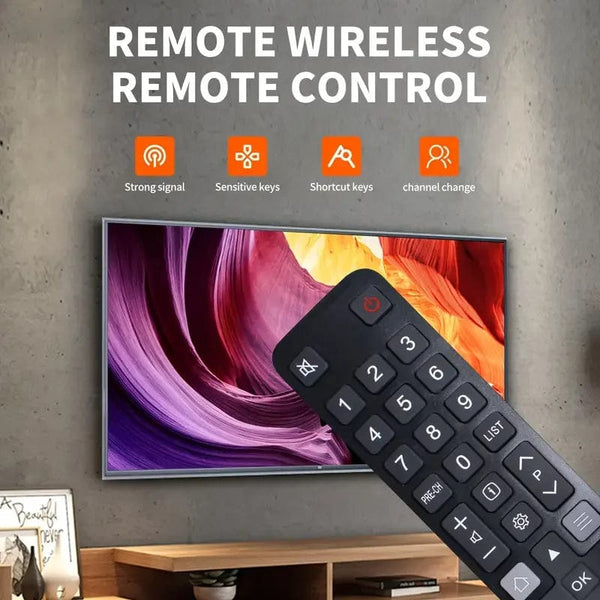 Planet Gates NETFLIX RC802N YAI2 Replacement TCL Smart TV Remote Control For TCL TV 4K HDTV P20 Series C2 Series NETFLIX