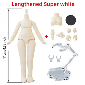 Planet Gates New 10cm 11cm BJD Doll toys YMY body suitable for GSC ob11 1/12 BJD doll body spherical joint doll toy hand set doll accessories