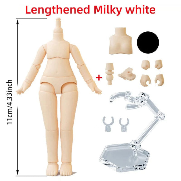 Planet Gates New 10cm 11cm BJD Doll toys YMY body suitable for GSC ob11 1/12 BJD doll body spherical joint doll toy hand set doll accessories