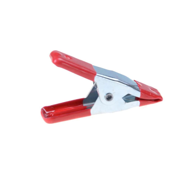 Planet Gates New 10pcs 2" Mini Metal Heavy Duty Spring Clamps Crocodile Clip Red Plastic Tips Tool Clips Grip Holder