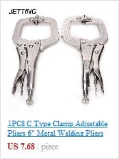 Planet Gates New 10pcs 2" Mini Metal Heavy Duty Spring Clamps Crocodile Clip Red Plastic Tips Tool Clips Grip Holder