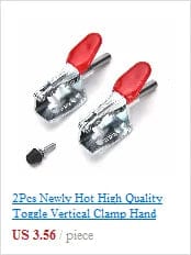 Planet Gates New 10pcs 2" Mini Metal Heavy Duty Spring Clamps Crocodile Clip Red Plastic Tips Tool Clips Grip Holder