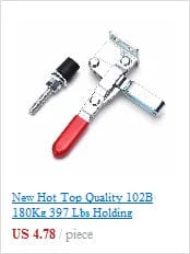 Planet Gates New 10pcs 2" Mini Metal Heavy Duty Spring Clamps Crocodile Clip Red Plastic Tips Tool Clips Grip Holder