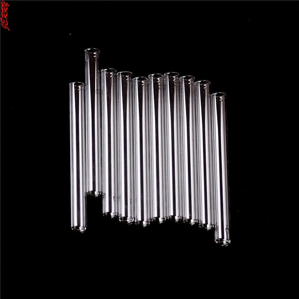Planet Gates New 10pcs/batch Transparent Pyrex Glass Blow Tube 100mm Long Thick Wall Test Tube 10*100mm