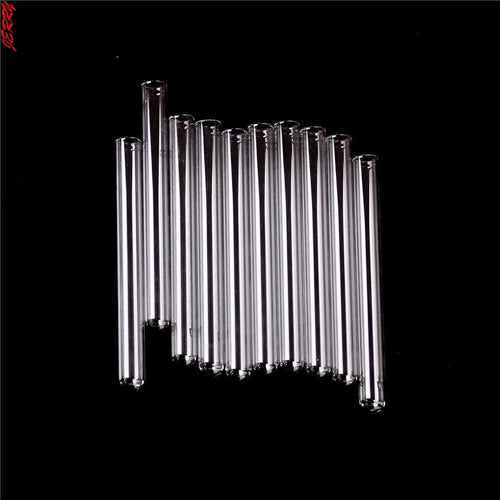 Planet Gates New 10pcs/batch Transparent Pyrex Glass Blow Tube 100mm Long Thick Wall Test Tube 10*100mm