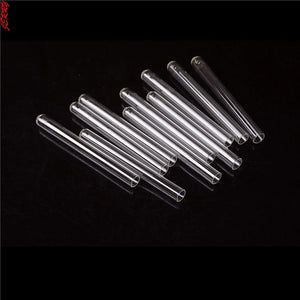 Planet Gates New 10pcs/batch Transparent Pyrex Glass Blow Tube 100mm Long Thick Wall Test Tube 10*100mm
