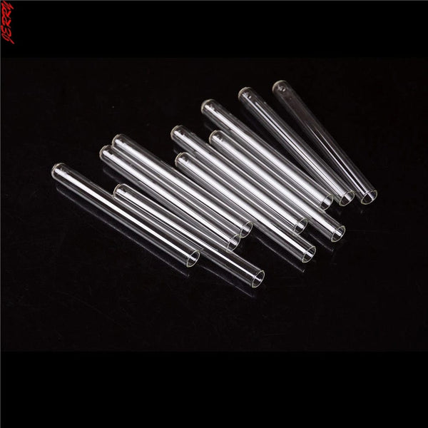 Planet Gates New 10pcs/batch Transparent Pyrex Glass Blow Tube 100mm Long Thick Wall Test Tube 10*100mm