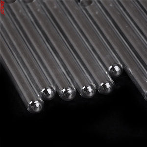 Planet Gates New 10pcs/batch Transparent Pyrex Glass Blow Tube 100mm Long Thick Wall Test Tube 10*100mm