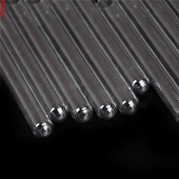 Planet Gates New 10pcs/batch Transparent Pyrex Glass Blow Tube 100mm Long Thick Wall Test Tube 10*100mm