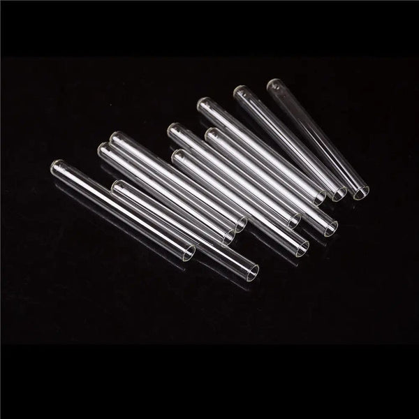 Planet Gates New 10pcs/batch Transparent Pyrex Glass Blow Tube 100mm Long Thick Wall Test Tube 10*100mm