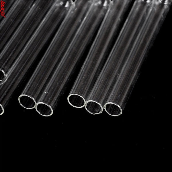 Planet Gates New 10pcs/batch Transparent Pyrex Glass Blow Tube 100mm Long Thick Wall Test Tube 10*100mm