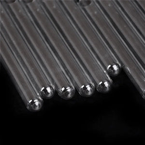 Planet Gates New 10pcs/batch Transparent Pyrex Glass Blow Tube 100mm Long Thick Wall Test Tube 10*100mm