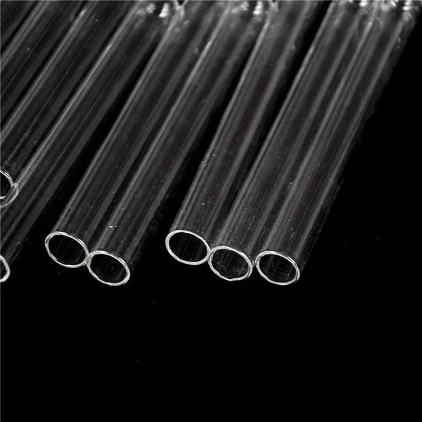 Planet Gates New 10pcs/batch Transparent Pyrex Glass Blow Tube 100mm Long Thick Wall Test Tube 10*100mm
