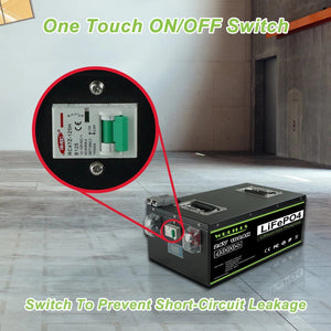 Planet Gates New 12V 200Ah 280Ah 400Ah 24v 100Ah 200Ah 48v 120Ah  LiFePO4 Battery Built in -BMS for Home Energy Storage Solar Perfect  No Tax