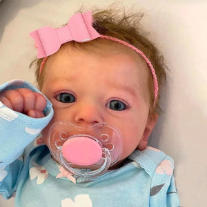 Planet Gates New 18Inches Finished Reborn Baby Dolls Felicia Realistic Lifelike Adorable Newborn Girl Best Christmas Gift for Kids