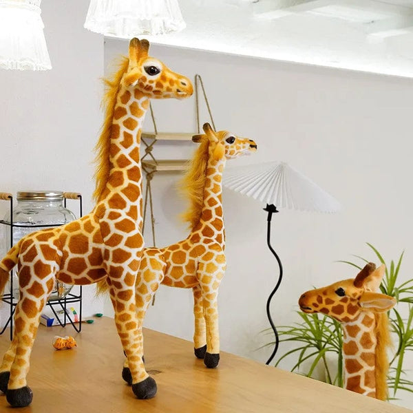 Planet Gates New 1pc Giant size Giraffe Plush Toys Cute Stuffed Animal Soft Giraffe Doll Birthday Gift Kids Toy