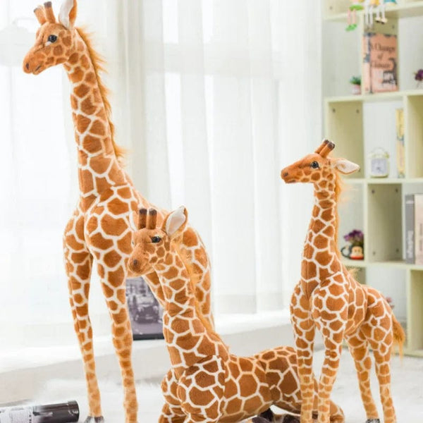 Planet Gates New 1pc Giant size Giraffe Plush Toys Cute Stuffed Animal Soft Giraffe Doll Birthday Gift Kids Toy