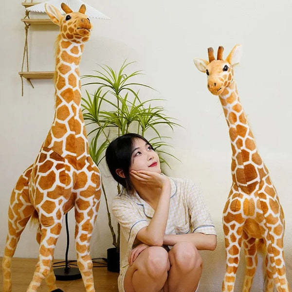 Planet Gates New 1pc Giant size Giraffe Plush Toys Cute Stuffed Animal Soft Giraffe Doll Birthday Gift Kids Toy